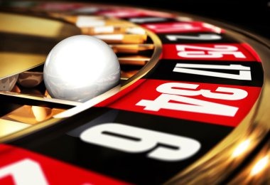 Baccarat table layout with Banker, Player, and Tie betting areas